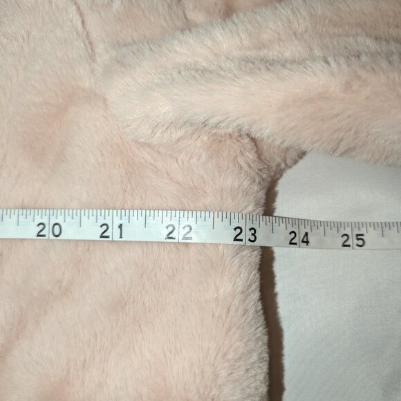 Sanctuary | Mock Neck Faux Fur Jacket in "Maple" Cream | Size Large - Picture 14 of 15